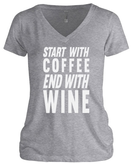 Start Coffee End Wine